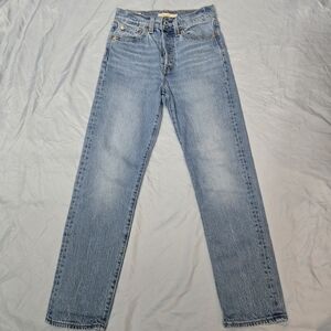Levi's Premium Womens Jeans Big E Vintage Inspired Wedgie Straight Leg Size 24